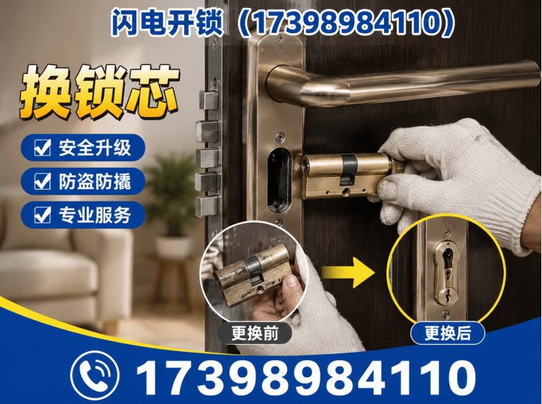 郑州经济技术开发区换锁芯展示图
